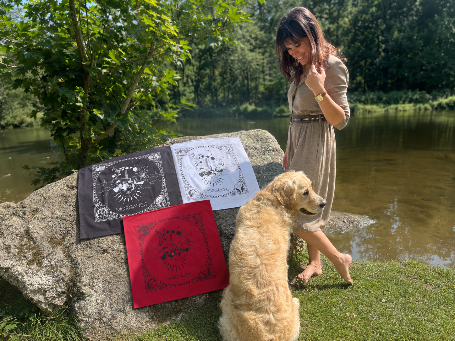 Bandana Americana Vintage - Design Morgane G – Image 6