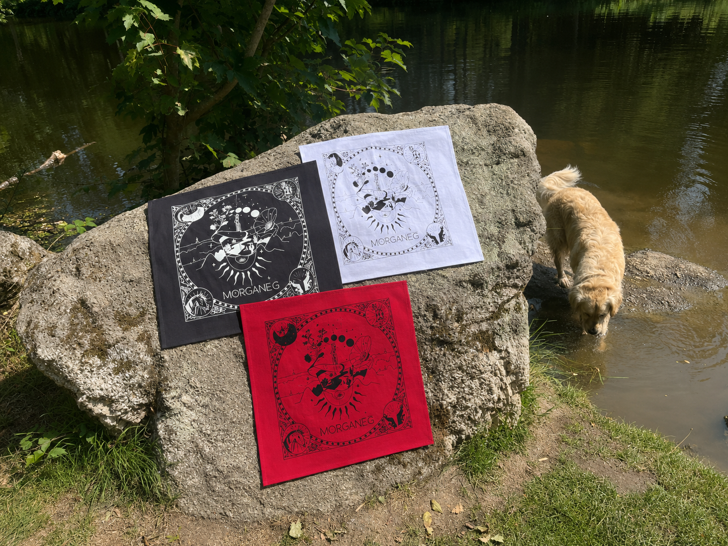 Bandana Americana Vintage - Design Morgane G